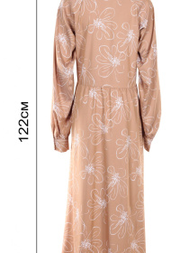 Платье миди LadyLike модель ll214316789-bezhevij Фото