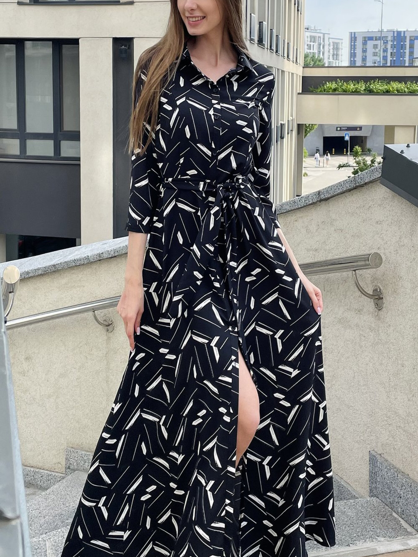 Сукня максі LadyLike модель ll194335690-chornij Фото