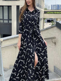 Платье макси LadyLike модель ll194335690-chornij Фото