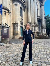 Повседневные штаны LadyLike модель ll19450090-chornij Фото