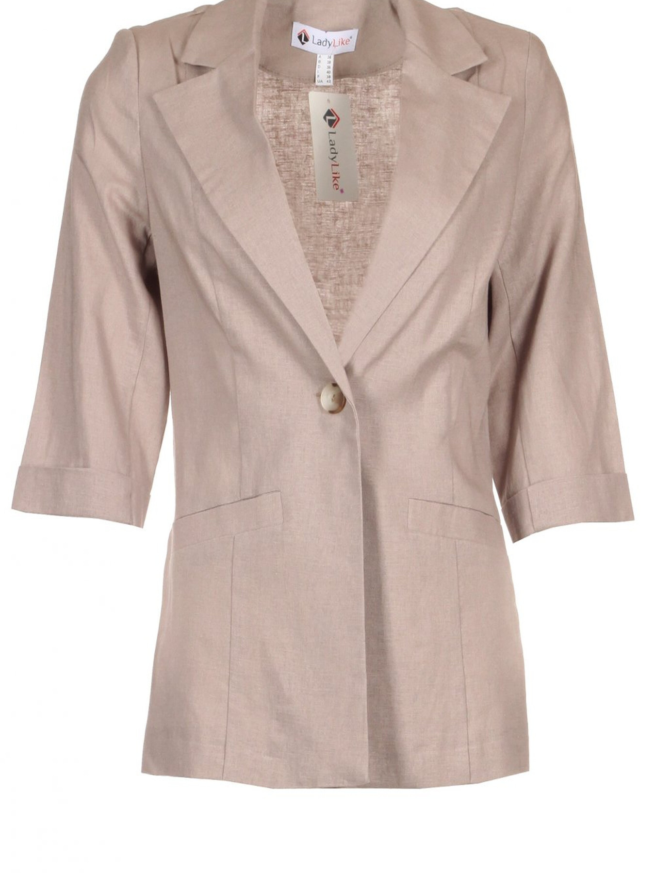 Блейзер LadyLike модель ll127850089-bezhevij Фото