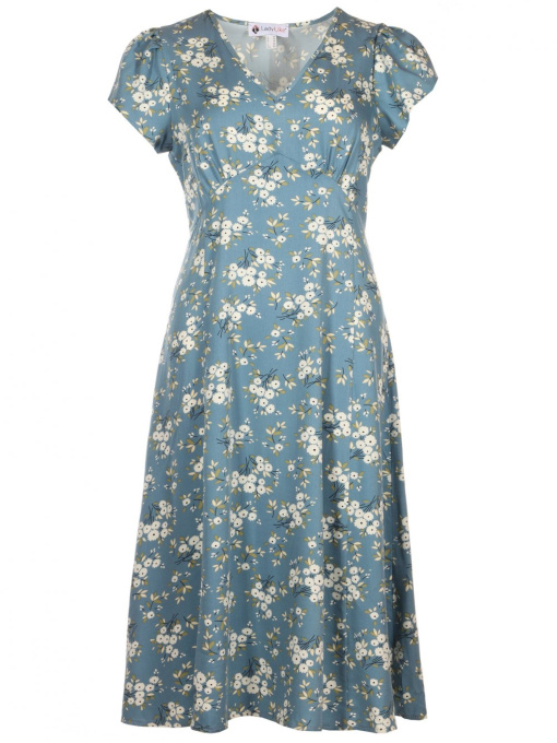 Платье миди LadyLike модель ll85316569-sinj Фото