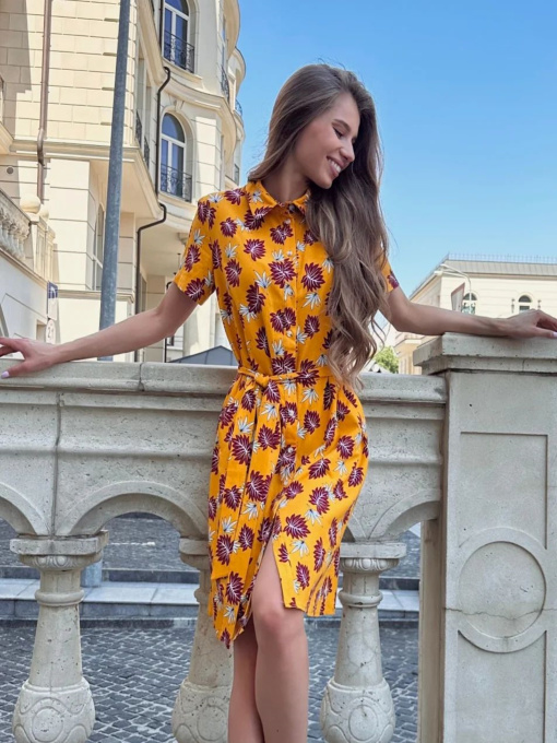 Платье мини LadyLike модель ll142258232-zhovtij Фото