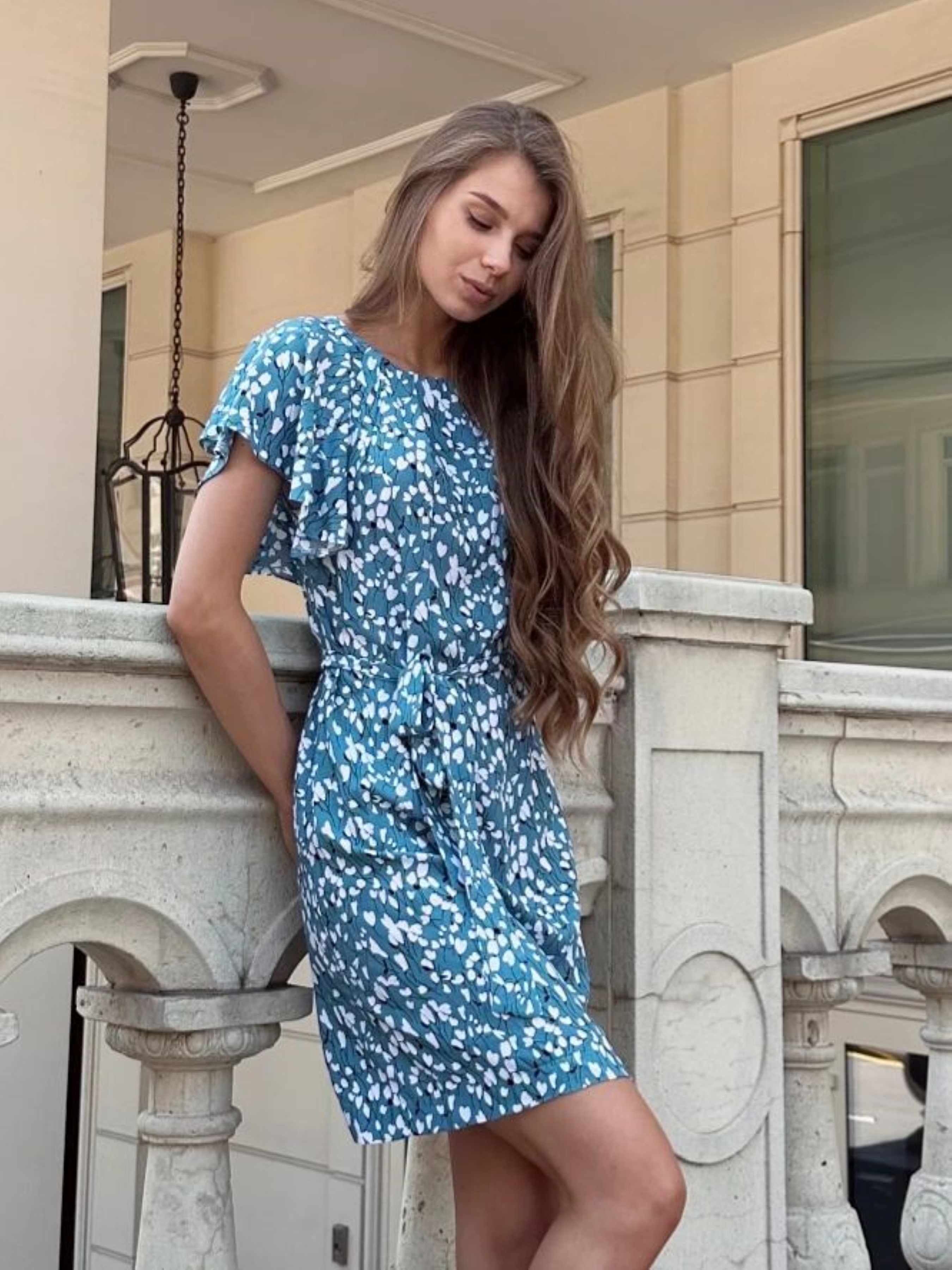 Жіноча Сукня міні LadyLike  (ll100018178-zelenij) колір зелений, матеріал віскоза/модал