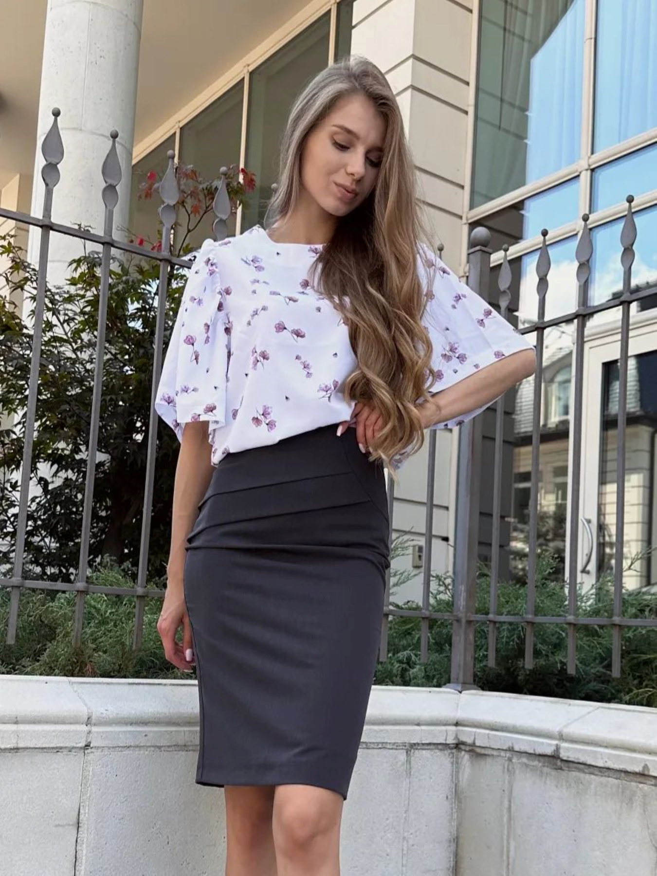 Блуза LadyLike модель ll210514510-chervonij Фото