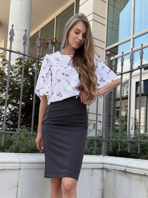 Блуза LadyLike модель ll210514510-chervonij Фото