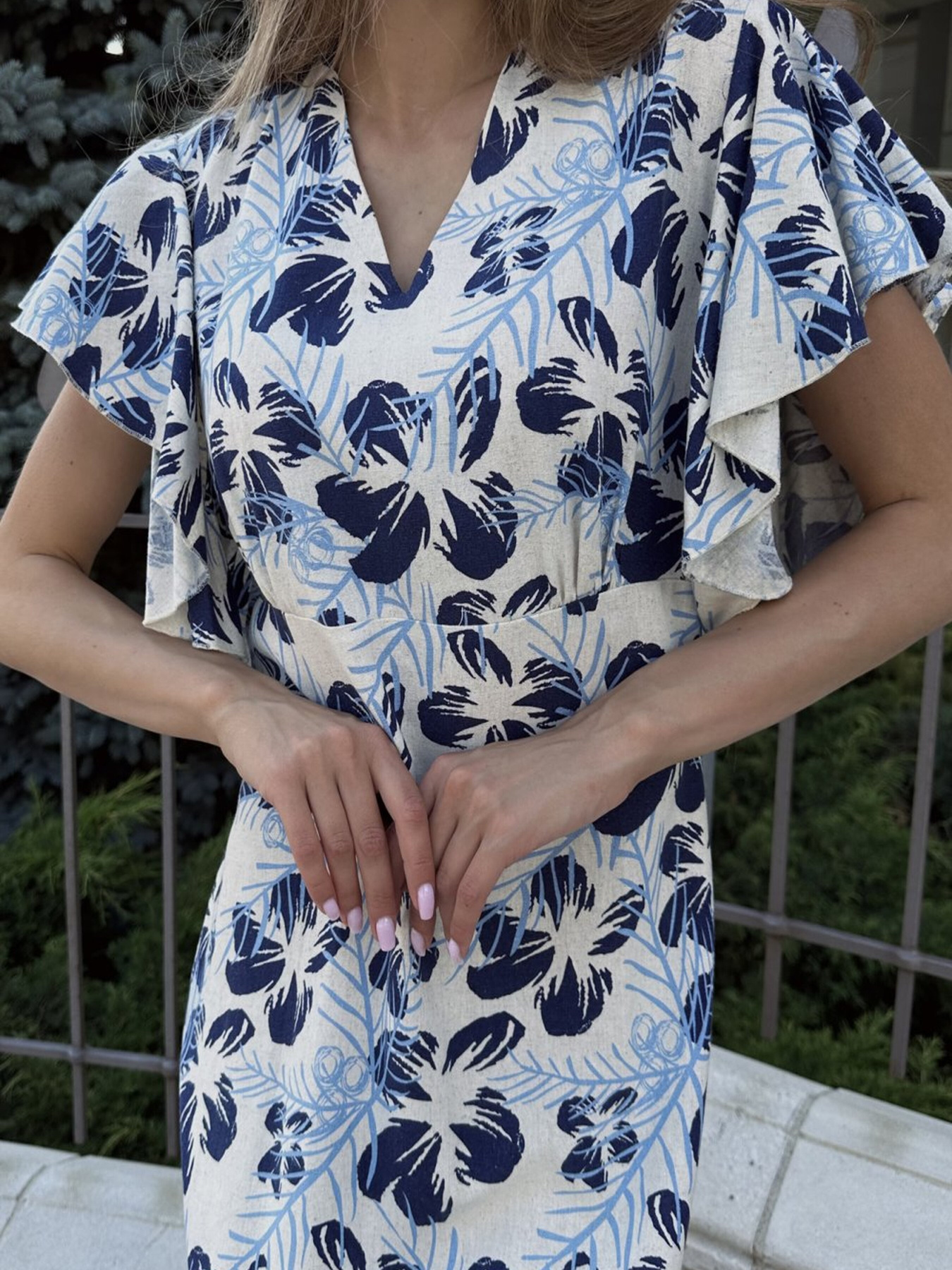 Сукня міді LadyLike модель ll214156964-sinj Фото