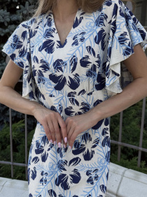 Платье миди LadyLike модель ll214156964-sinj Фото