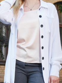 Сорочка повсякденна LadyLike модель ll212710000-blij Фото