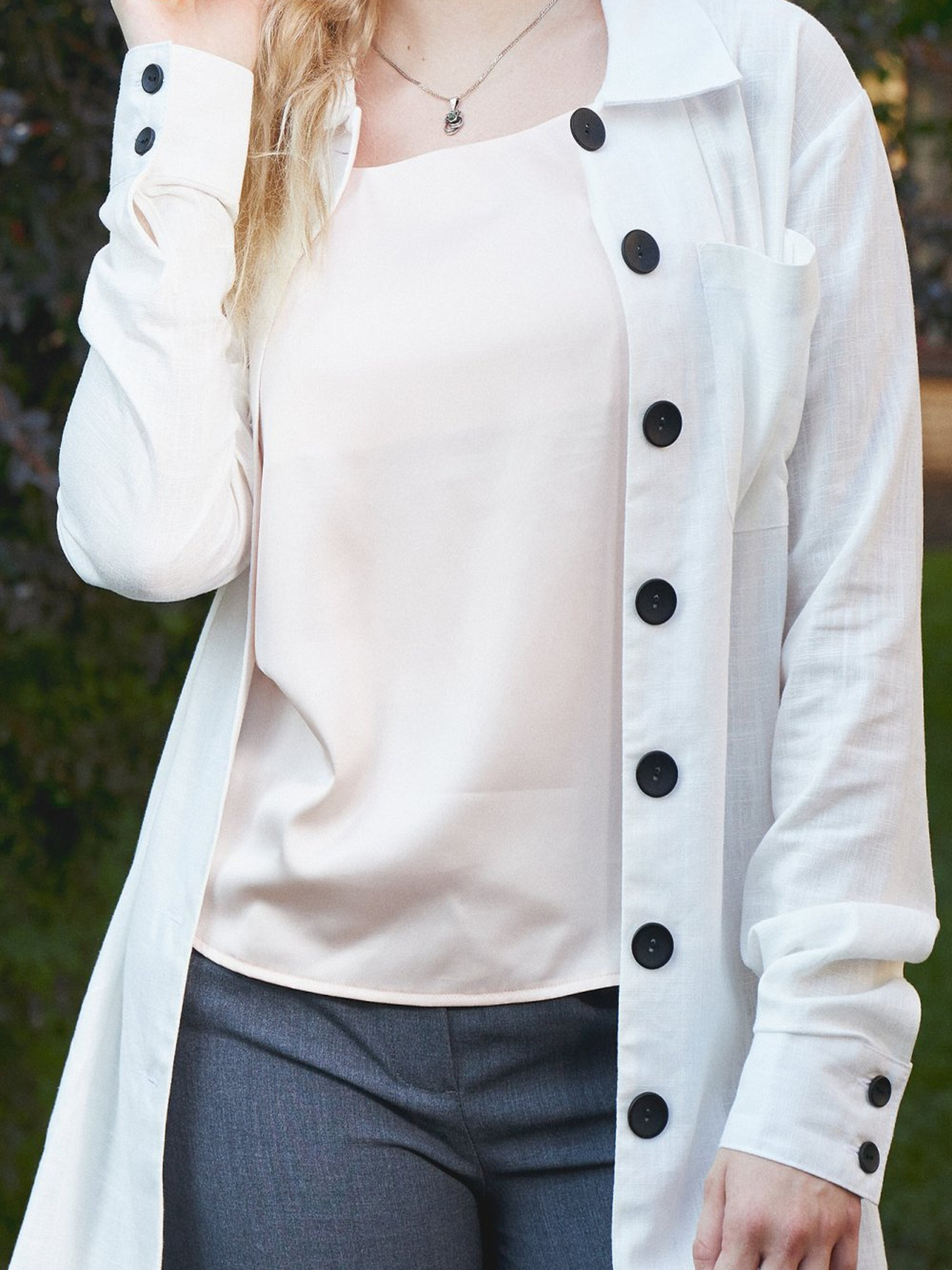 Сорочка повсякденна LadyLike модель ll212750001-blij Фото