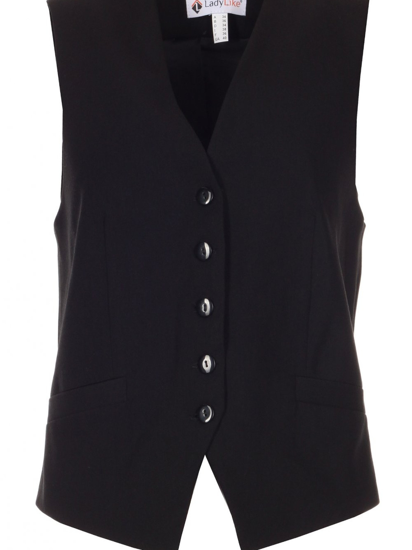 Класичний жилет LadyLike модель ll88120091-chornij Фото