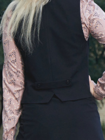 Класичний жилет LadyLike модель ll88120091-chornij Фото