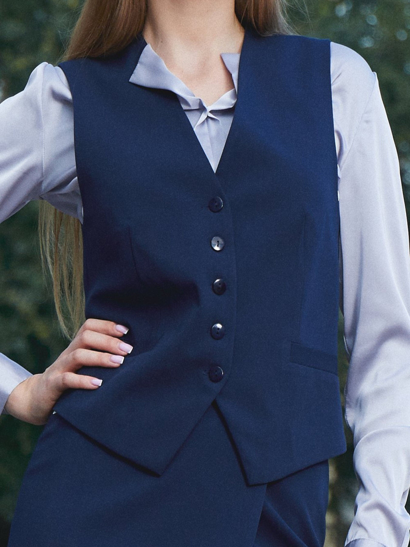 Жилет классический LadyLike модель ll88120063-sinj Фото