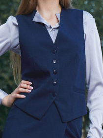 Жилет классический LadyLike модель ll88120063-sinj Фото