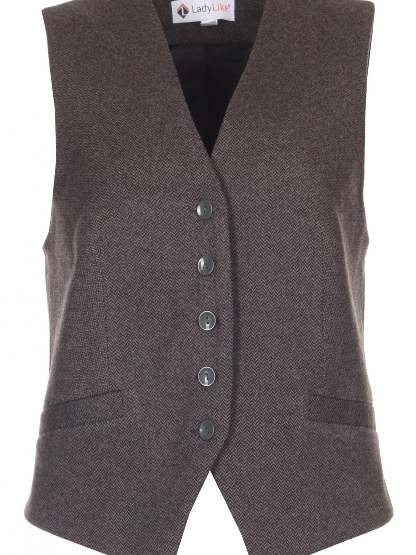 Жилет классический LadyLike модель ll88164589-korichnevij Фото