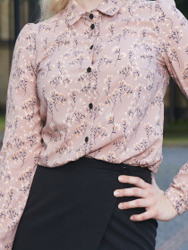 Блуза LadyLike модель ll29715889-bezhevij Фото