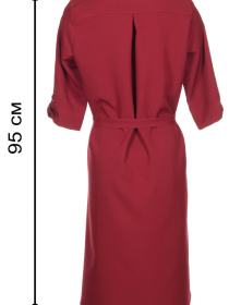 Сукня міні LadyLike модель ll149320058-bordovj Фото