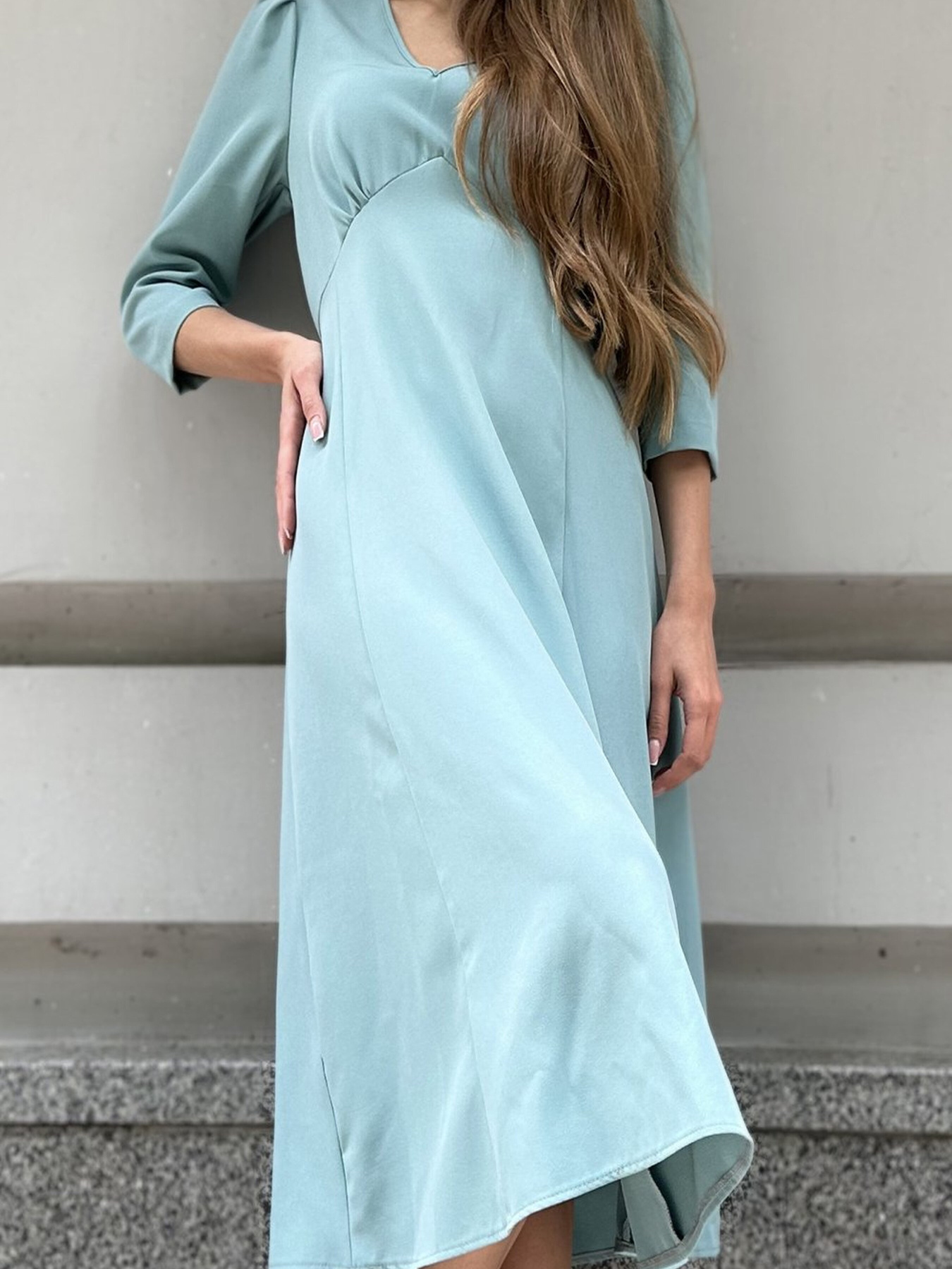 Сукня міді LadyLike модель ll85320149-zelenij Фото