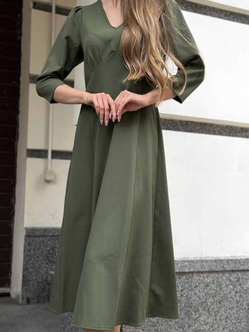 Платье миди LadyLike модель ll85320041-zelenij Фото