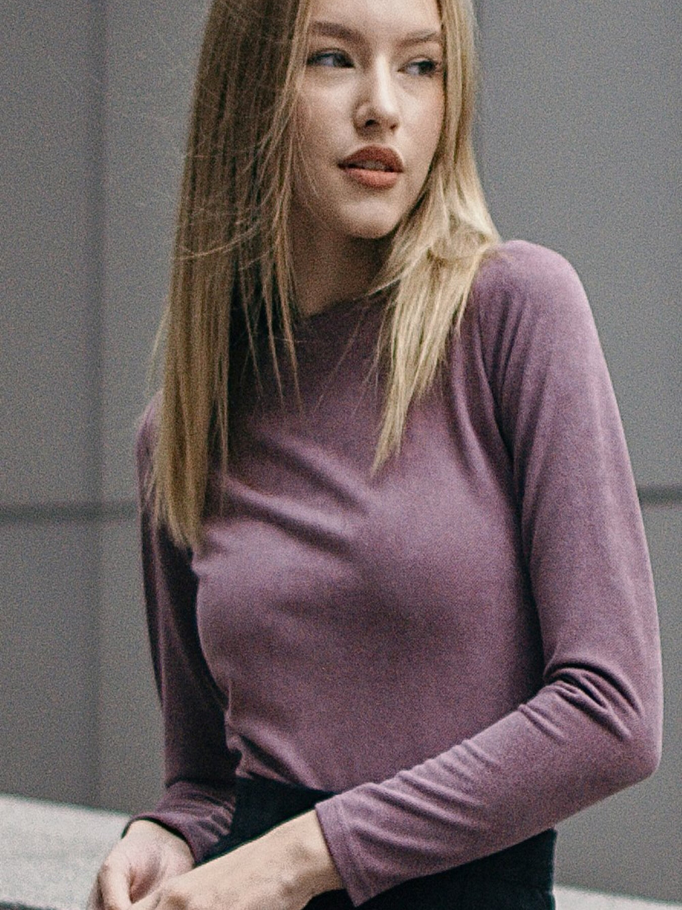 Джемпер LadyLike модель ll64280079-fioletovj Джемпер LadyLike модель ll64280079-fioletovj Фото