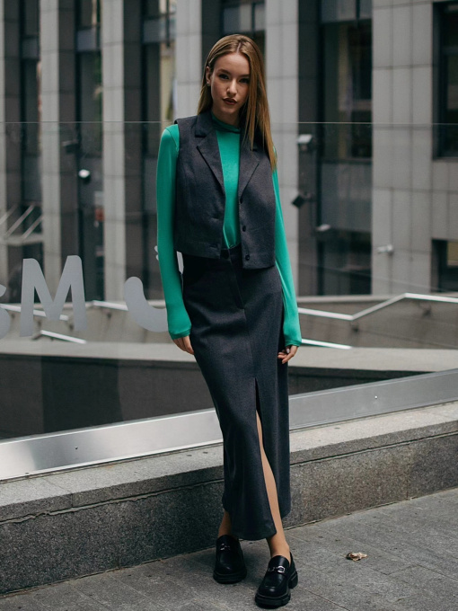 Спідниця міді LadyLike модель ll220167891-srij Фото