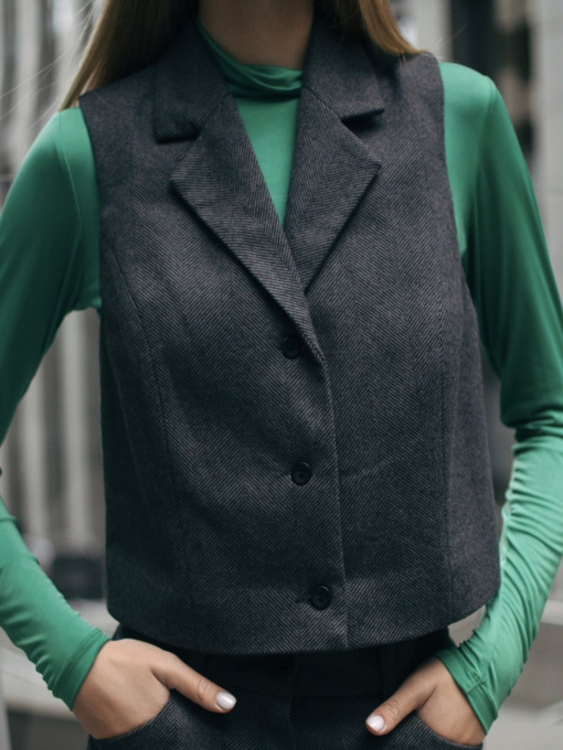 Классический жилет LadyLike модель ll219965591-srij Фото