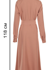 Сукня міді LadyLike модель ll174320089-bezhevij Фото