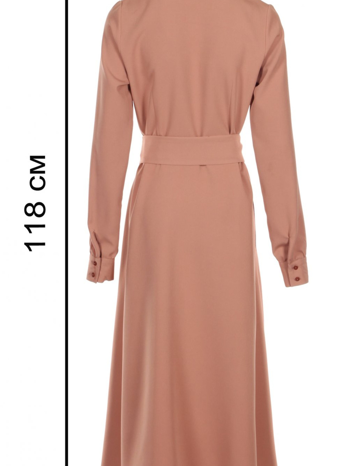 Платье миди LadyLike модель ll174320089-bezhevij Фото