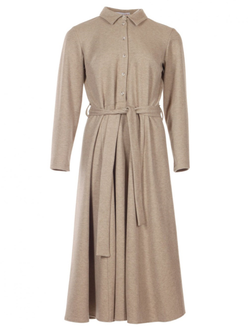 Платье миди LadyLike модель ll194380089-bezhevij Фото