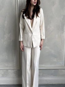 Повседневные штаны LadyLike модель ll18820019-bezhevij Фото