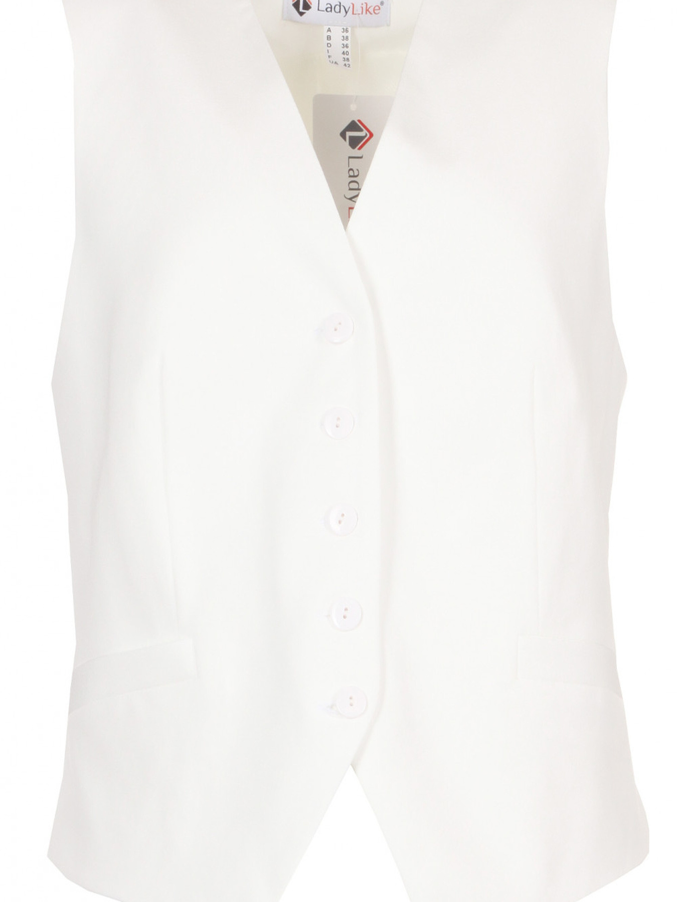 Класичний жилет LadyLike модель ll88120001-blij Фото