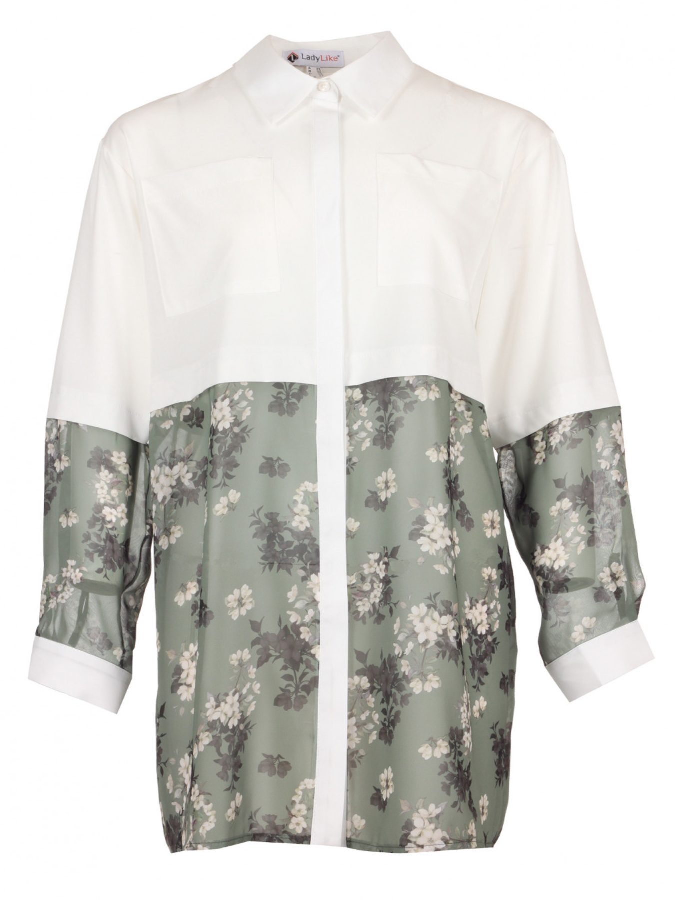 Блуза LadyLike модель ll226315342-zelenij Фото