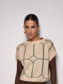 Жилет TrikoBakh модель 2503-kremovij Фото