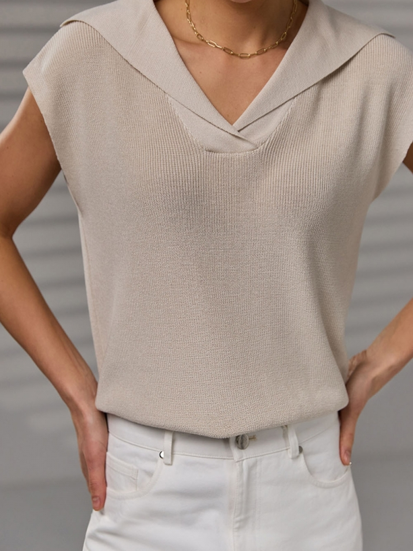 Жилет TrikoBakh модель 2746-perlamutr Фото