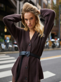 Кардиган TrikoBakh модель 2793-grkij-shokolad Фото