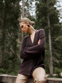 Кардиган TrikoBakh модель 2793-grkij-shokolad Фото