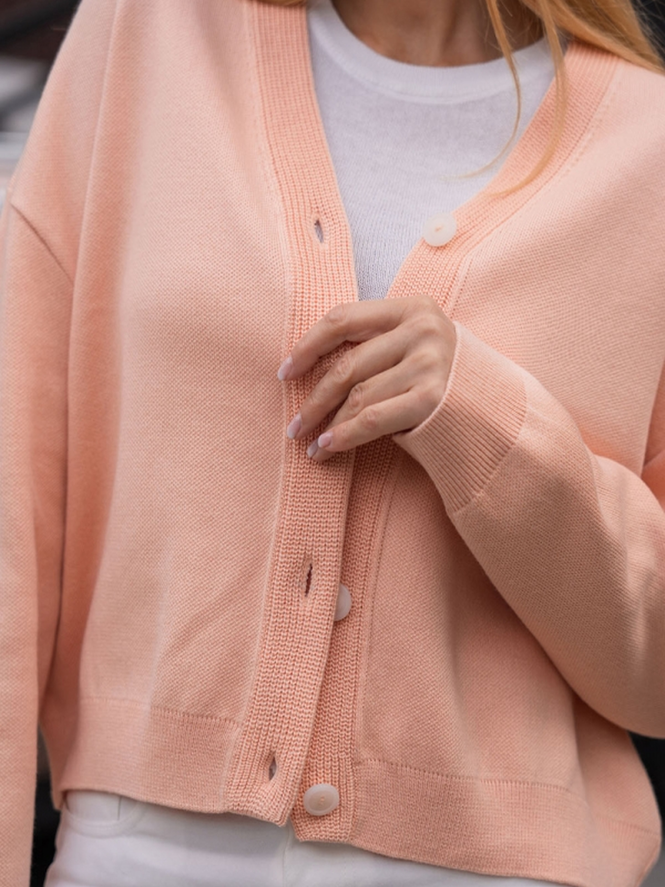 Кардиган TrikoBakh модель 2766-persik Фото