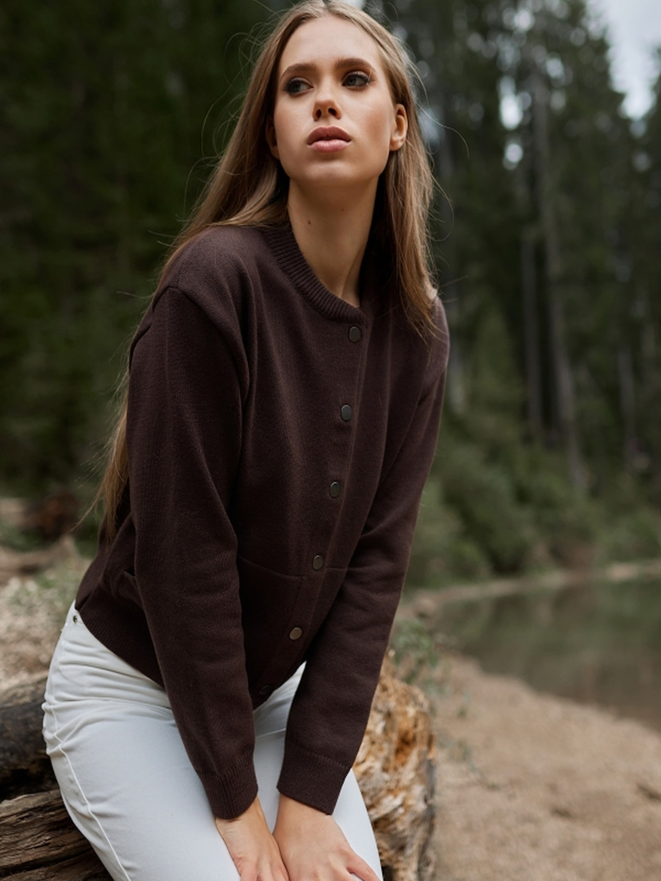 Кардиган TrikoBakh модель 2789-chornij-shokolad Фото