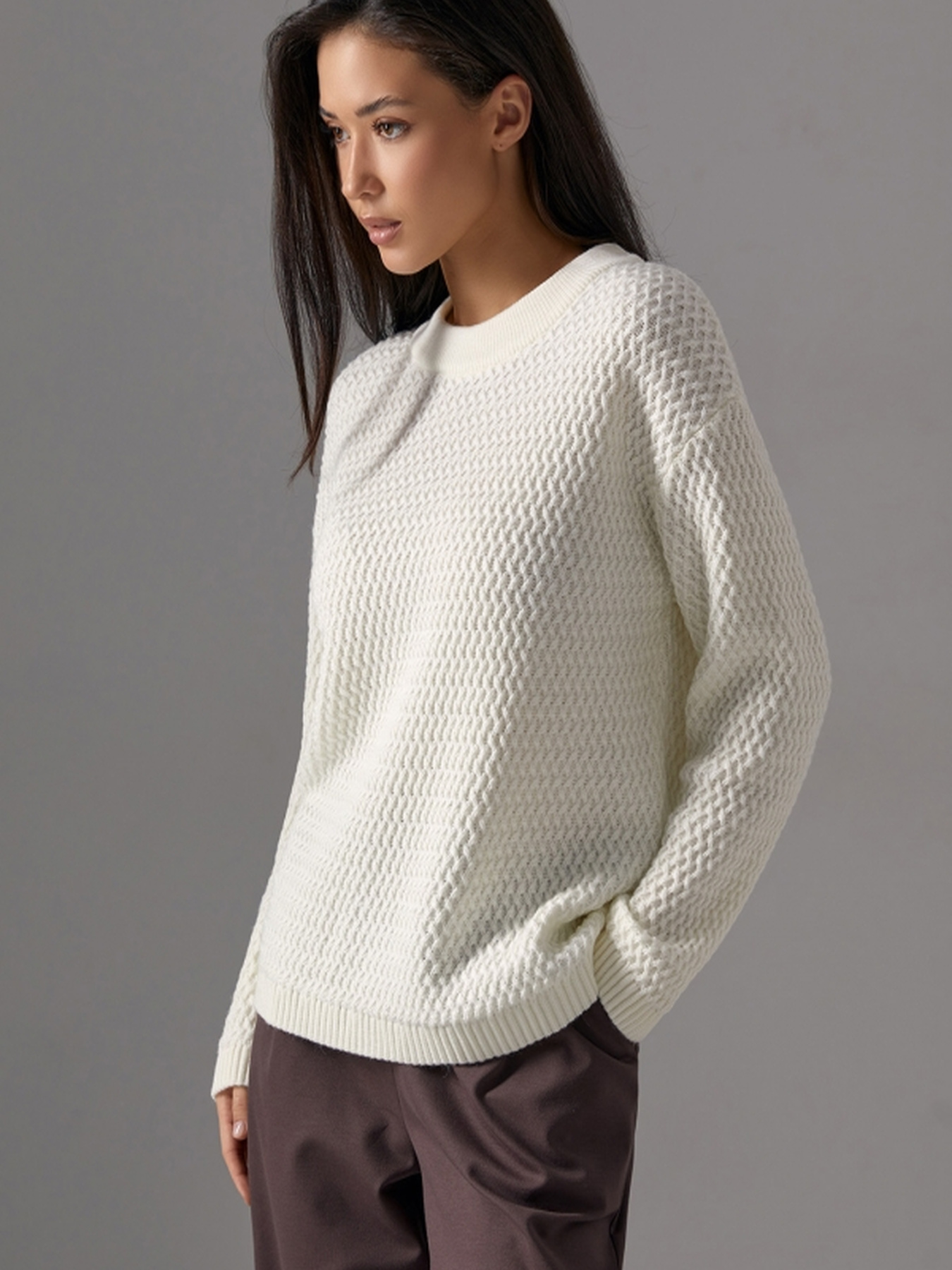 Джемпер TrikoBakh модель 2803-moloko Фото