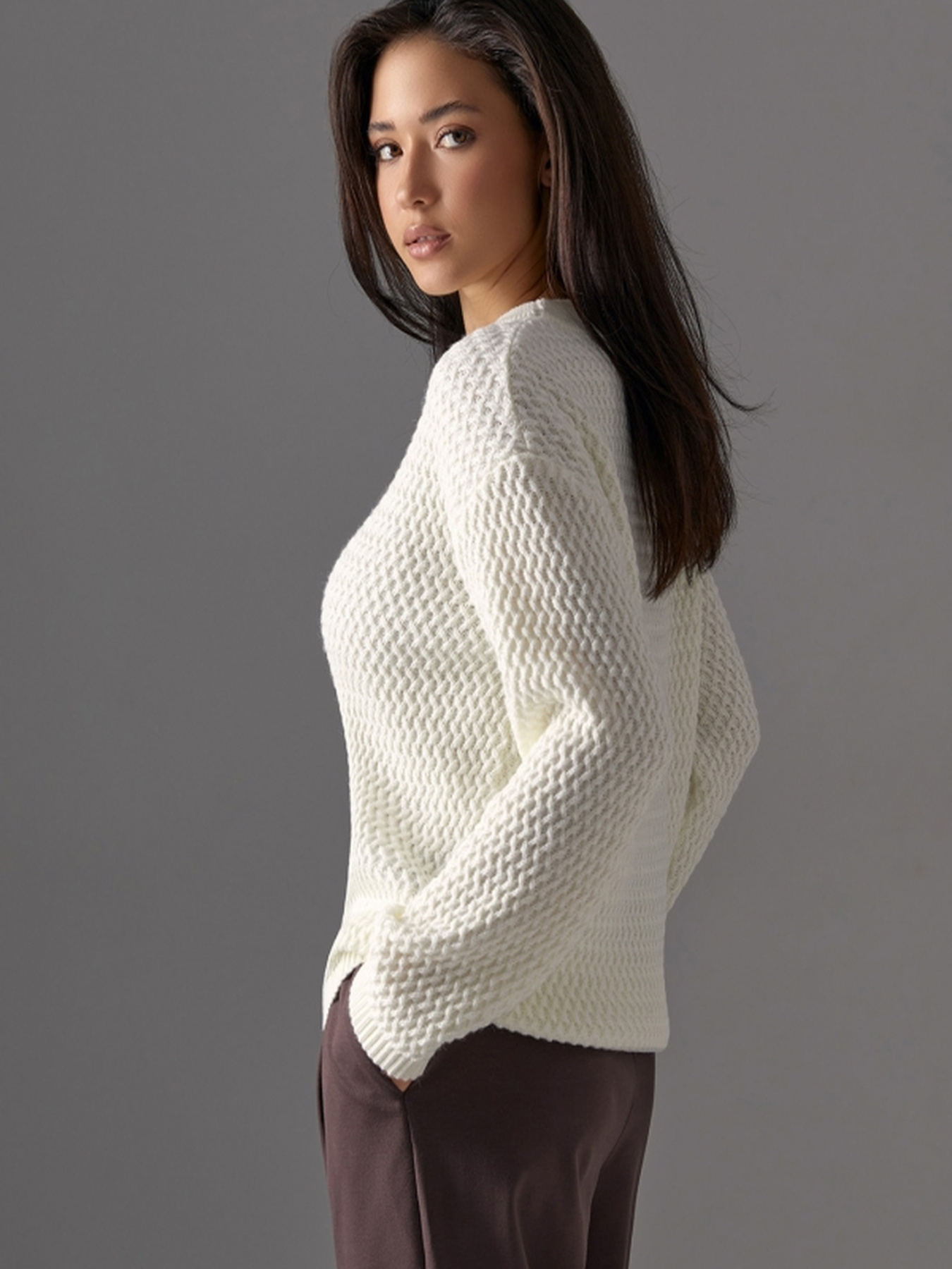 Джемпер TrikoBakh модель 2803-moloko Фото