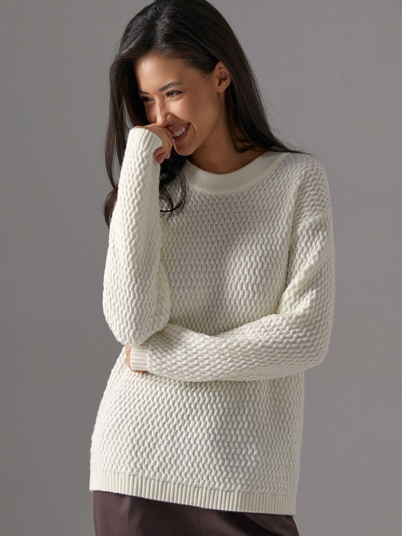 Джемпер TrikoBakh модель 2803-moloko Фото