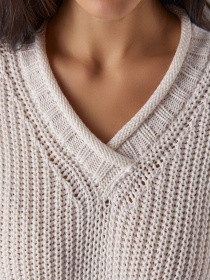 Джемпер TrikoBakh модель 2805-molochnij Фото