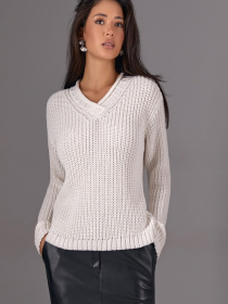 Джемпер TrikoBakh модель 2805-molochnij Джемпер TrikoBakh модель 2805-molochnij Фото