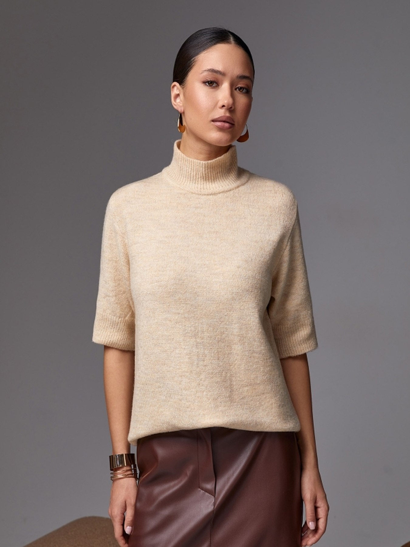 Светр TrikoBakh модель 2797-bezhevij Светр TrikoBakh модель 2797-bezhevij Фото