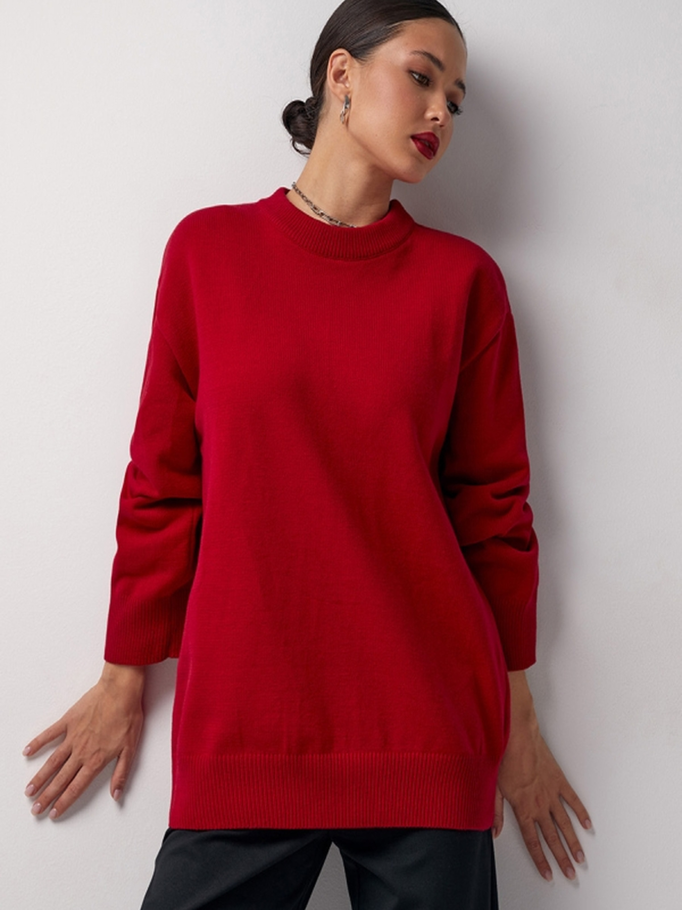 Джемпер TrikoBakh модель 2798-marsala Фото