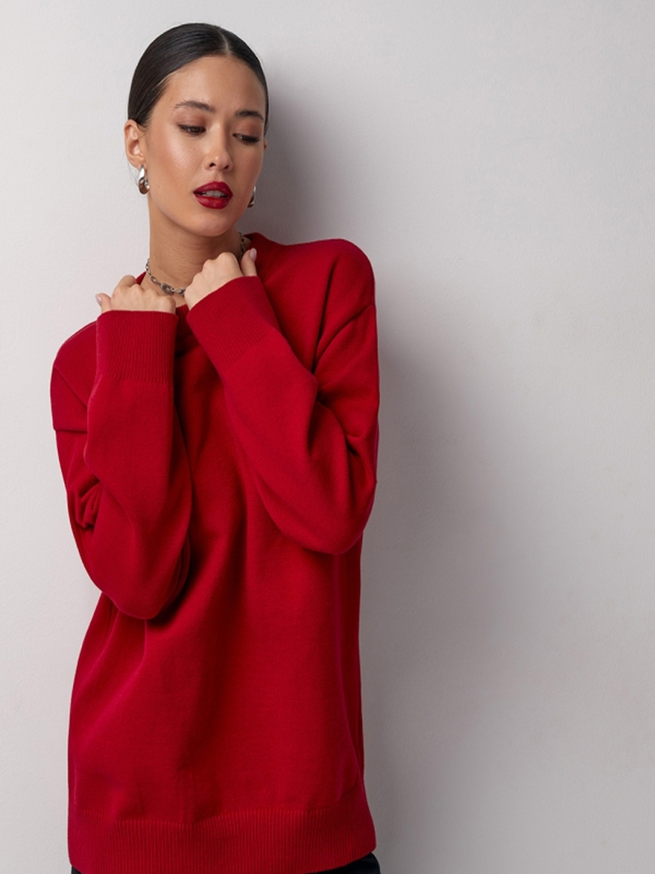 Джемпер TrikoBakh модель 2798-marsala Фото