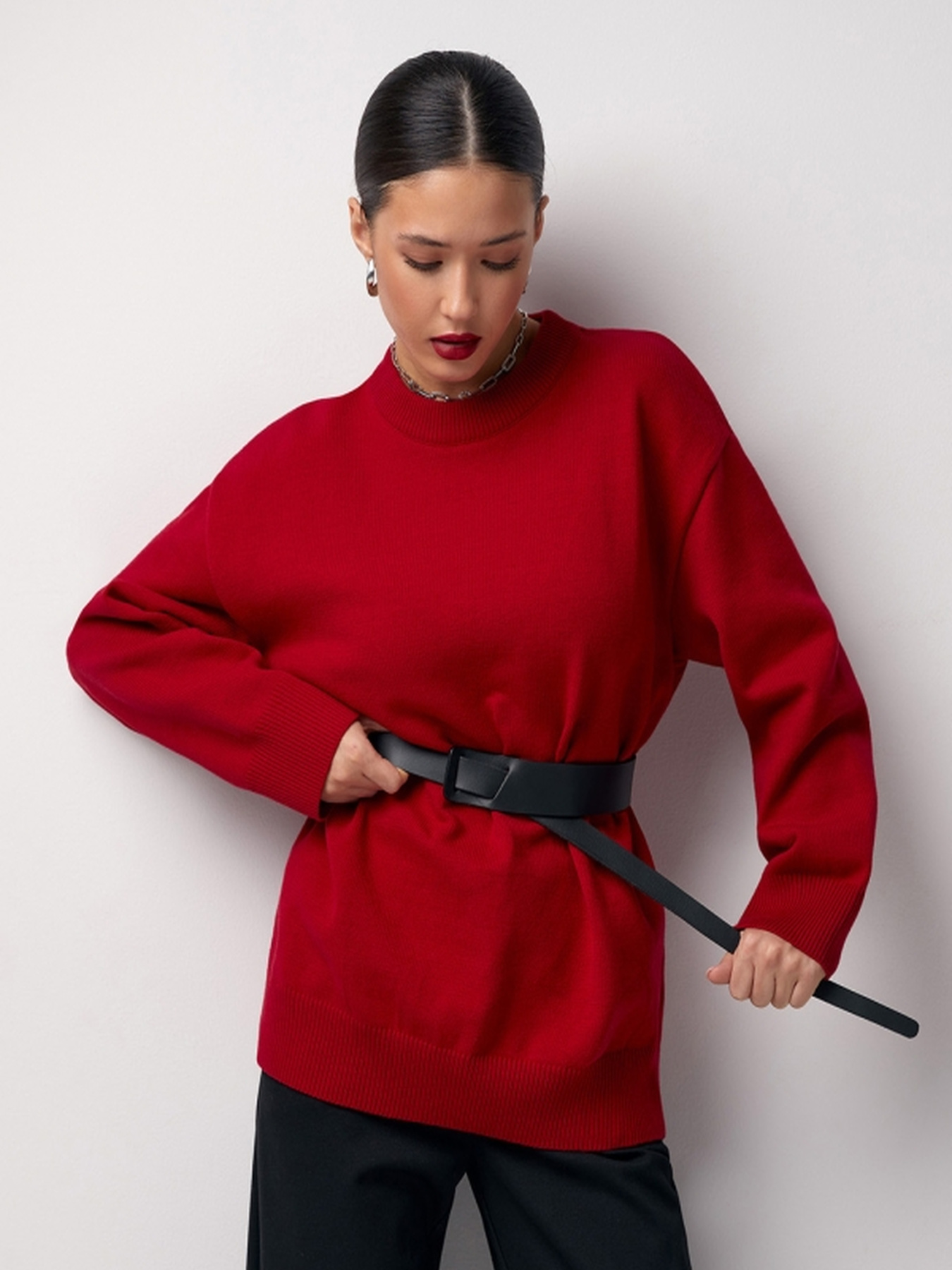 Джемпер TrikoBakh модель 2798-marsala Фото