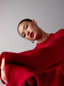 Джемпер TrikoBakh модель 2798-marsala Фото