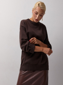 Джемпер TrikoBakh модель 2798-chornij-shokolad Фото