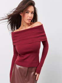 Джемпер TrikoBakh модель 2796-marsala Фото